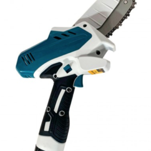 Mini Fierastrau cu lant si lama 4'' Craft tec 2 acumulatori 48w ALBASTRU MX678