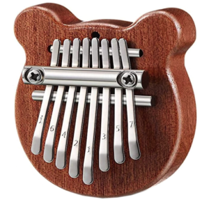 Mini Kalimba cu 8 Clape si Urechiuse portabil ideal pentru incepatori si copii