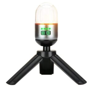 Mini Lanterna de camping multifunctionala reincarcabila YM B81 cu baza magnetica si trepied 9 moduri de iluminare