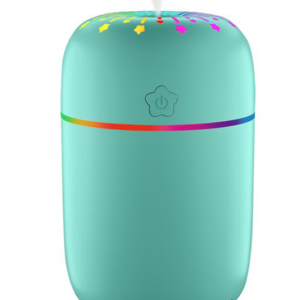 Mini Umidificator A5 capacitate 300ml design silentios lumina gradient de 7 culori