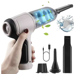 Mini aspirator portabil 2000mAh pentru acasa si masina fara fir 3 IN 1