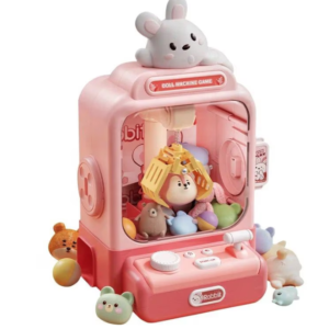 Mini masina de prins jucarii culoare roz accesorii incluse