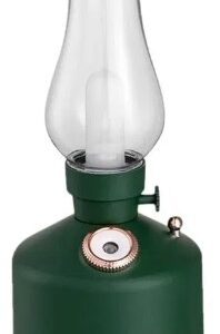 Mini umidificator VERDE cu lampa fara capac si schimbare de culoare