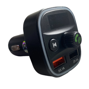 Modulator FM Q1 functie Bluetooth transmitator MP3 handsfree Negru