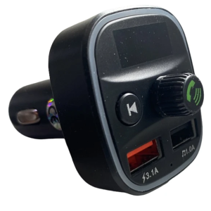 Modulator Fm auto Xd8 cu functie Bluetooth Mod Bt cu doua porturi Usb microSd Negru