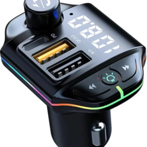 Modulator Fm auto ZTB A10 20W Rgb cu incarcare rapida  Negru