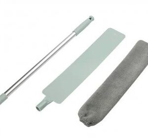 Mop plat retractabil pentru curatarea prafului in spatiile inguste