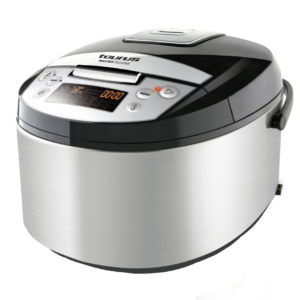 Multicooker Taurus Master Cuisine 860W capacitate 5 l cu 12 programe Timer Ecran LCD Inox