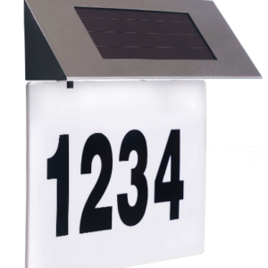 Numar Casa Solar cu Lumina prin 4 Led-uri