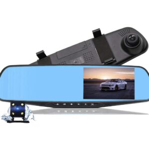 Oglinda Auto cu Camera Fata - Spate Display 4.3"