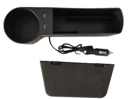 Organizator auto cu 2 porturi USB