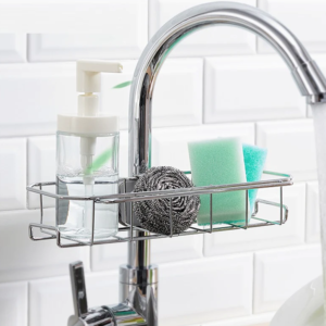Organizator pentru chiuveta cu prindere pe robinet