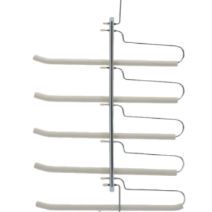 Organizator pentru pantaloni 5 suporturi otel inoxidabil