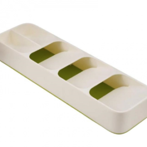 Organizator pentru tacamuri 5 compartimente Alb