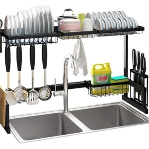 Organizator pentru uscat vasele reglabil 84 cm AM