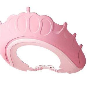 Palarie tip Coroana Aparatoare pentru ochi si urechi pentru spalat pe cap pentru Bebelusi ROZ