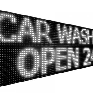 Panou luminos de exterior 100 x 20 cm LED ALB