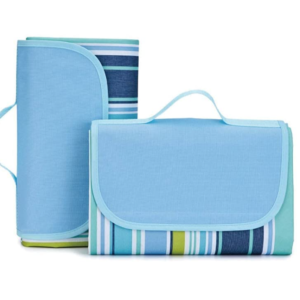 Patura pentru picnic pliabila albastra