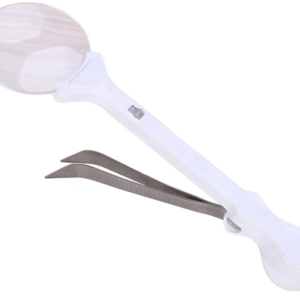 Penseta profesionala cu lupa si 2 leduri 50x5