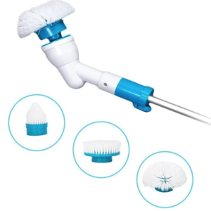 Perie Electrica Rotativa Tip Mop Pentru Curatat Hurricane Spin Scrubber Cu Trei Capete