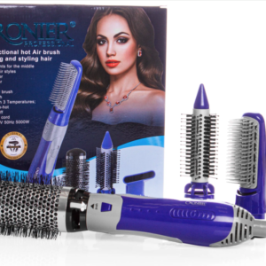 Perie uscator par 5 in 1 Cronier 800 4 cu multiple accesorii pentru o coafura pefecta