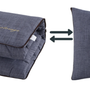 Perna 2 in 1 multifunctionala 40x40x10cm/110x150cm ALBASTRA