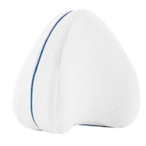 Perna din spuma cu memorie pentru picioare Leg Pillow Alb/Albastru BA