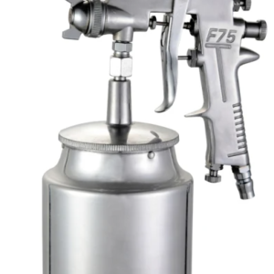 Pistol de vopsit F-75 S cu aer comprimat + rezervor 750ml CUPA DEDESUBT