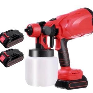Pistol profesional de vopsit si zugravit electric 800 ml si 2 acumulatori 48V Portabil