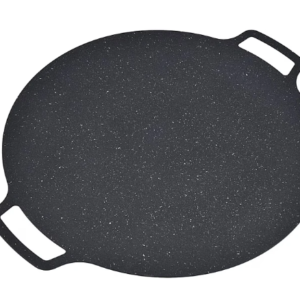 Plita Japoneza rotunda cu manere placa grill antiaderenta diametrul 28 cm