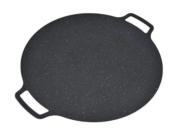 Plita Japoneza rotunda cu manere placa grill antiaderenta diametrul 28 cm