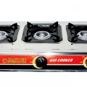 Plita gatit / aragaz portabil inox cu 3 arzatoare Craft tec MX140