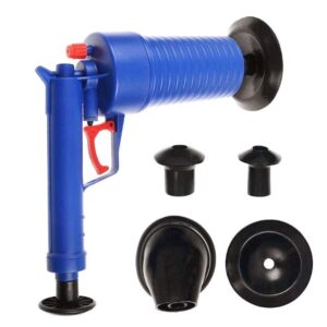 Pompa cu aer comprimat cu 4 accesorii pentru desfundat tevile