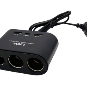 UB Priza auto 3 cai si USB 120W Olesson 1653