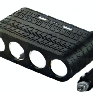 Priza auto 4 cai si USB 120W Olesson 1654