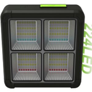 Proiector 224 LED Solar cu Baterie GD-2206B 4 Moduri de Iluminare 120W