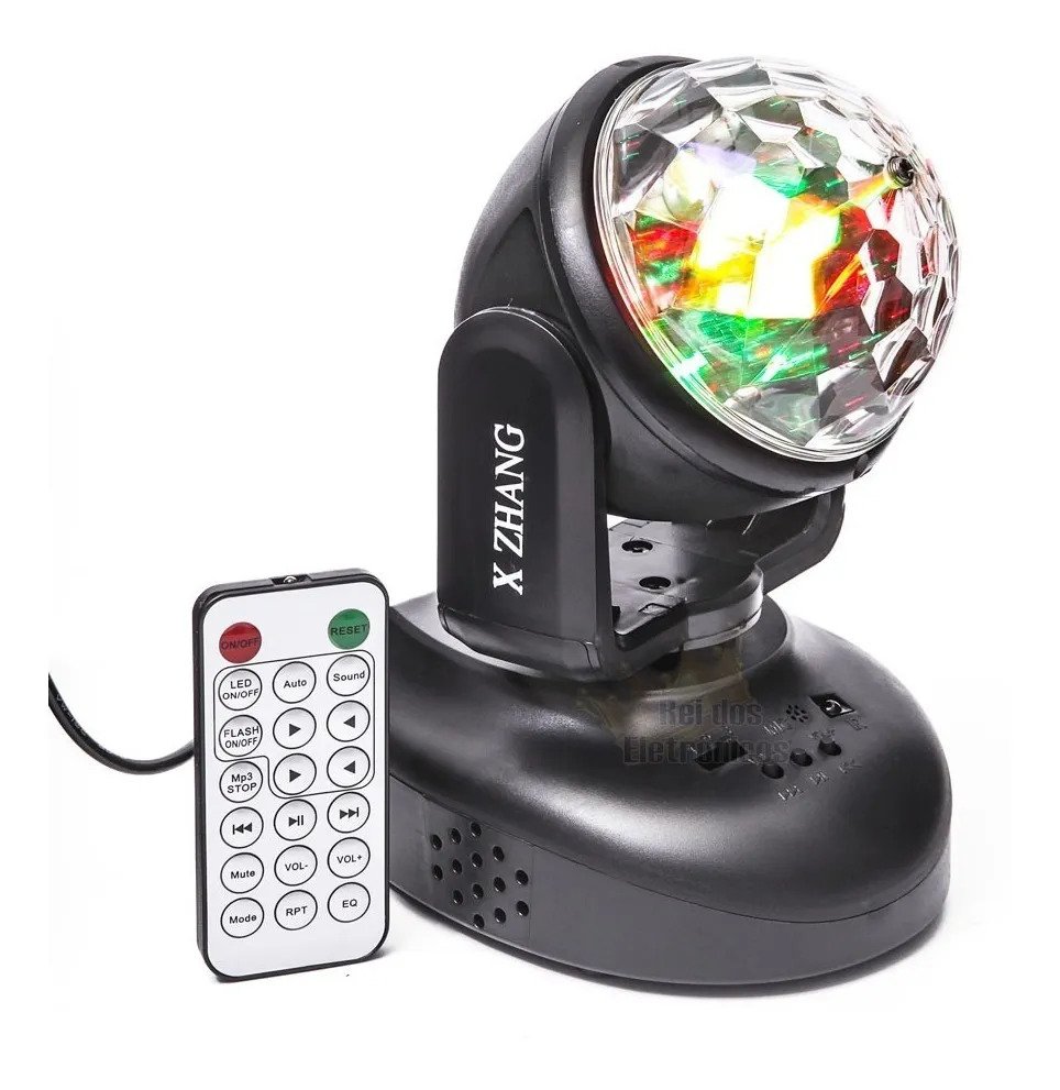 Proiector Disco LSY080 LED rotativ 360 cu telecomanda