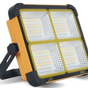 Proiector Solar Portabil 200W cu 288 LED NEGRU-PORTOCALIU