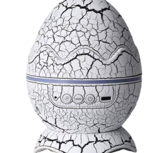 Proiector Stele Ou de Dinozaur 4 IN 1 lampa veghe copii speaker bluetooth LED 19 sunete albe rotatie 360