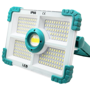 Proiector solar COBA CB F188 cu 188 LED putere 100 W alb/albastru 5 casete