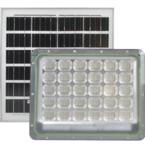 Proiector solar LED impermeabil 300W cu panou si telecomanda GD 300X