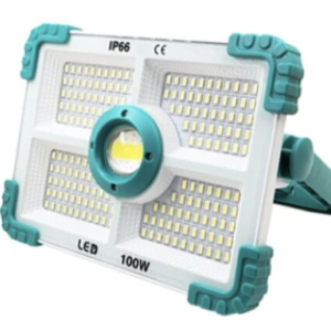 Proiector solar putere 100W cu 188 LED unghi de iluminare 180 grade 4 moduri de iluminare
