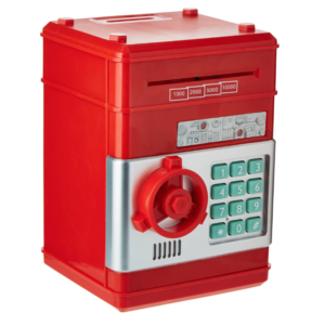 Pusculita Tip Seif deschidere cu pin sunete si lumina ROSIE