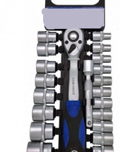 RIB-Set 20 Piese Cheie cu Clichet 1/2" Capete Chei Tubulare 8-32mm