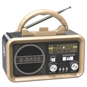 Radio Portabil ROTOSONIC XB 899BT S cu Panou Solar MP3 Bluetooth USB Lanterna si Acumulator