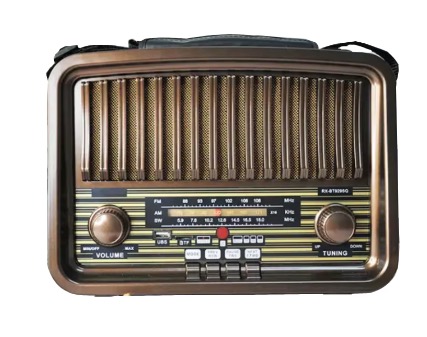 Radio portabil Kalade cu functii multiple FM/AM/SW MP3 Player stereo Maro inchis