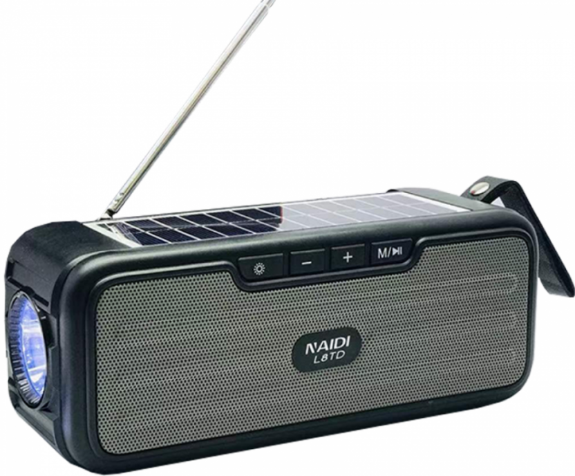 UB Radio portabil tip boxa cu panou solar Bluetooth pl8s 10W 1200 mAh