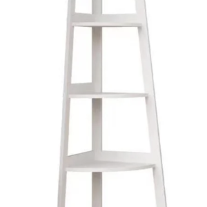 Raft de Colt din PVC cu 5 etajere pentru camera baie sau bucatarie 106x30x30cm Alb