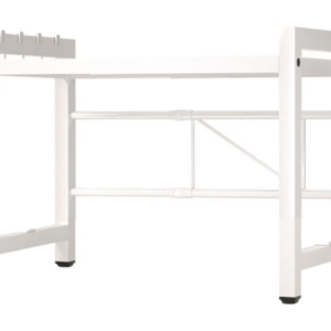 Raft extensibil pentru bucatarie polita ajustabila pe inaltime ALB