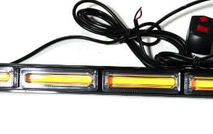 Rampa avertizare luminoasa 4 Led COB 12/24v